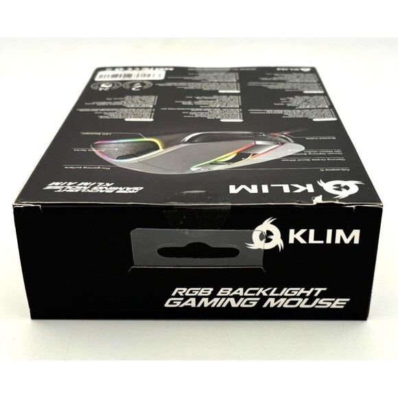 Klim AIM RGB‎ Backlight Gaming Mouse B06XH2381Y Macro Programmable Wired Mac/PC - Picture 5 of 12